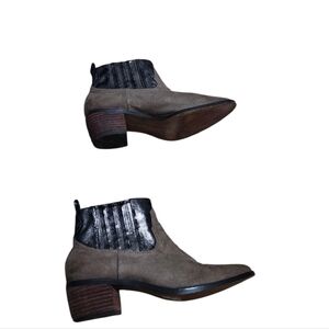 Band Of Gypsies Stylish Women's Ankle Boots - Brown and Black - 8.5